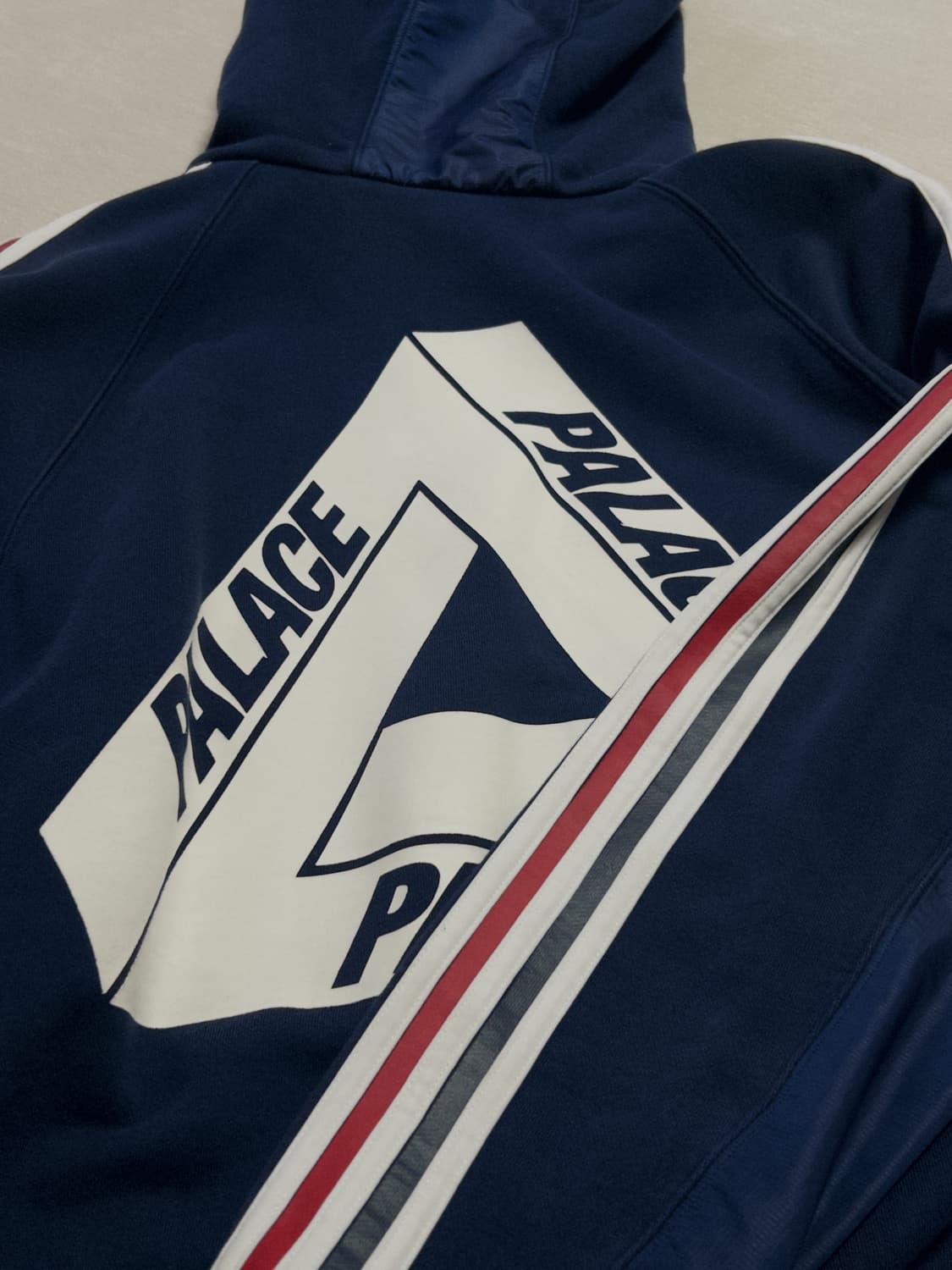 아디다스 팔라스 네이비 트라이퍼그 테리후드 상품이미지6