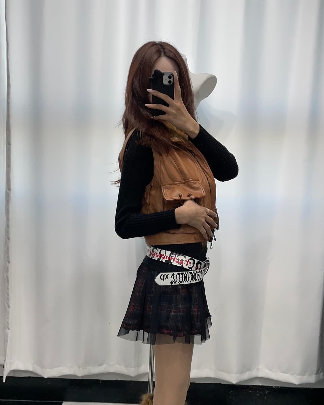 🎸브라운 퍼 래더 베스트🎸 상품이미지2