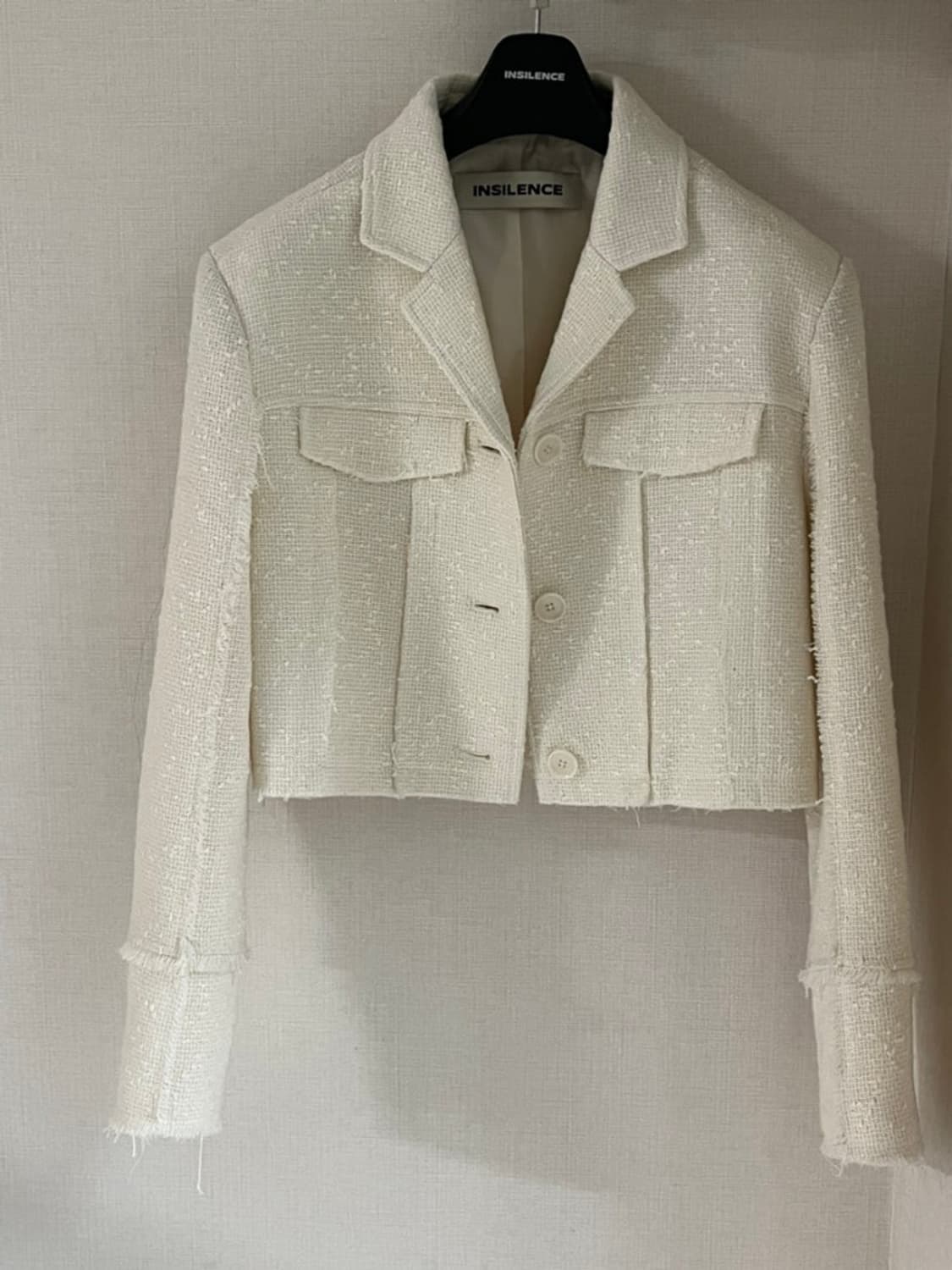 인사일런스 크롭 트위드 자켓 상품이미지1