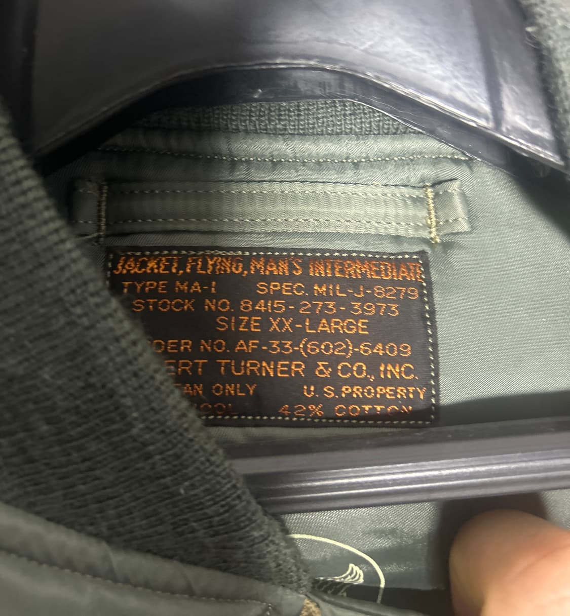 [XXL]버즈릭슨 ma-1 알버트터너 상품이미지2