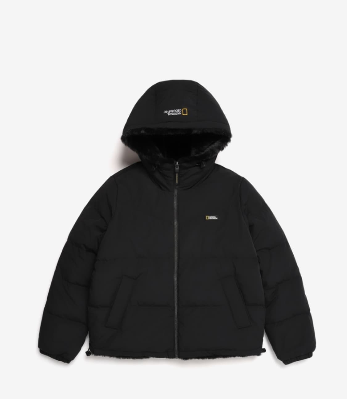 네셔널 숏패딩 여성 라엘리아 리버시블 에코퍼 후디 점퍼 상품이미지2