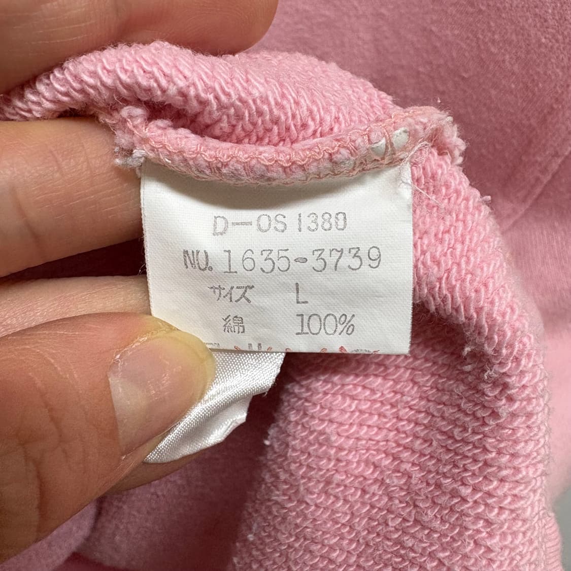 90's CHAPS RALPH LAUREN 챕스 랄프로렌 레어 핑크 롱슬 상품이미지7