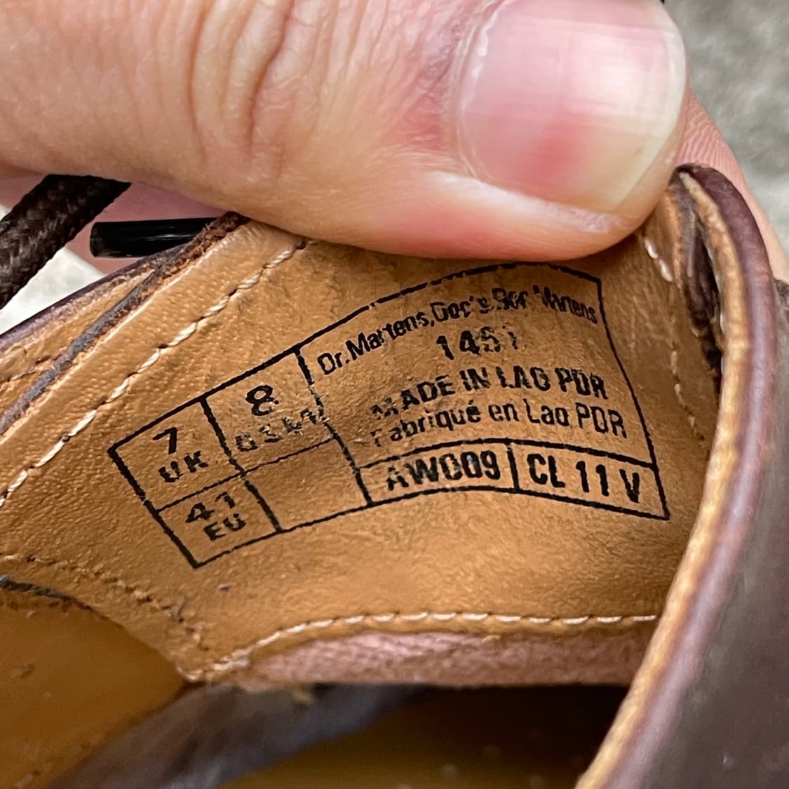 [7UK] 닥터마틴 1461 크레이지호스 (260~265) 상품이미지7