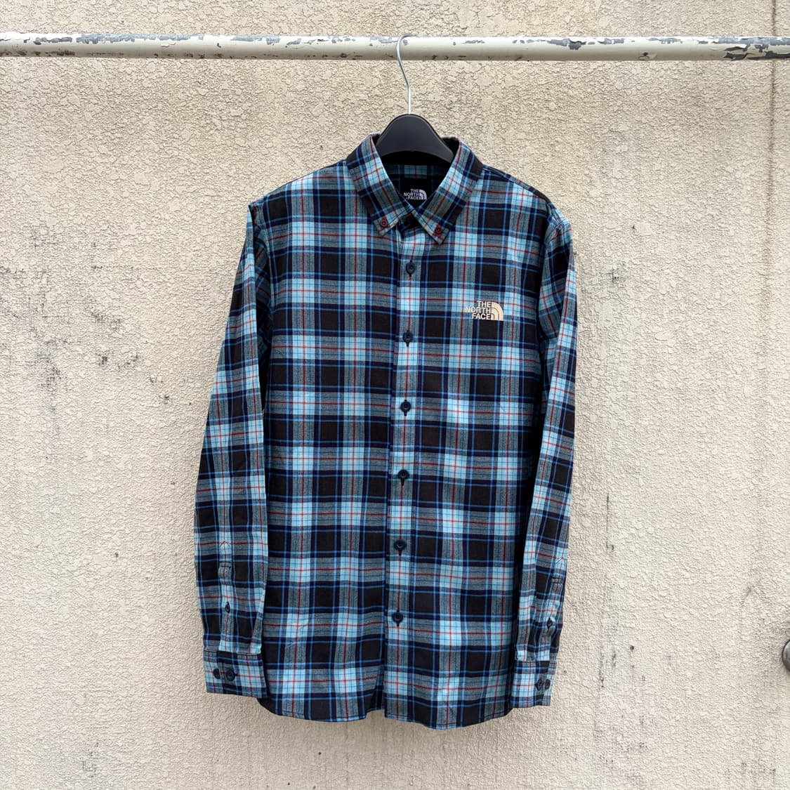 90)노스페이스 타탄체크 패턴 셔츠 상품이미지2