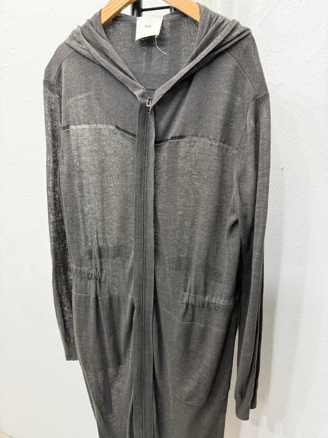 정품) 구호 여성 니트 롱 집업 55-66 상품이미지3