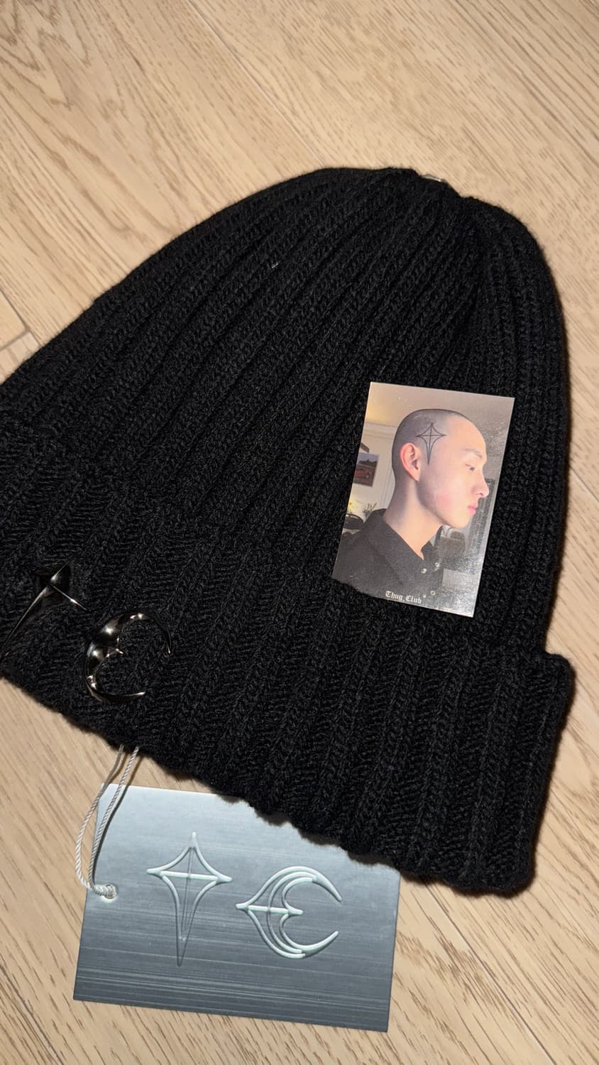 떠그클럽 비니 검은색 상품이미지1