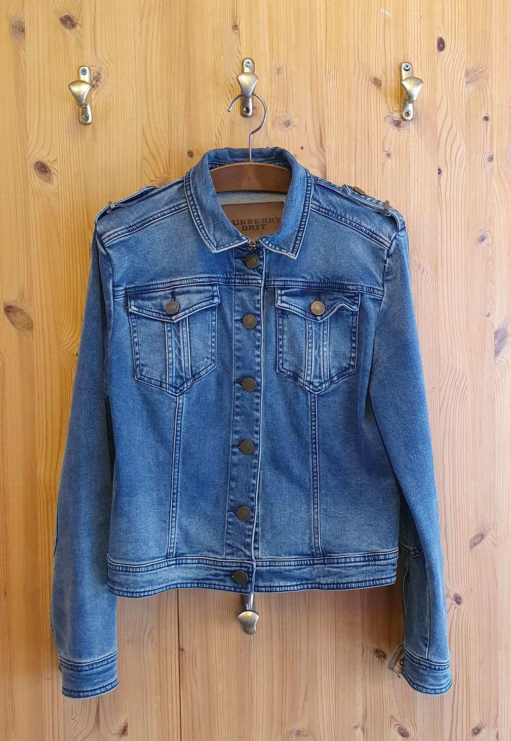 55.버버리 스판 데님자켓 상품이미지1