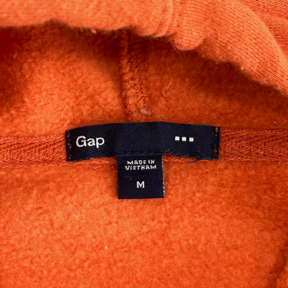 Gap 갭 네이비로고 오렌지 후드티 상품이미지5
