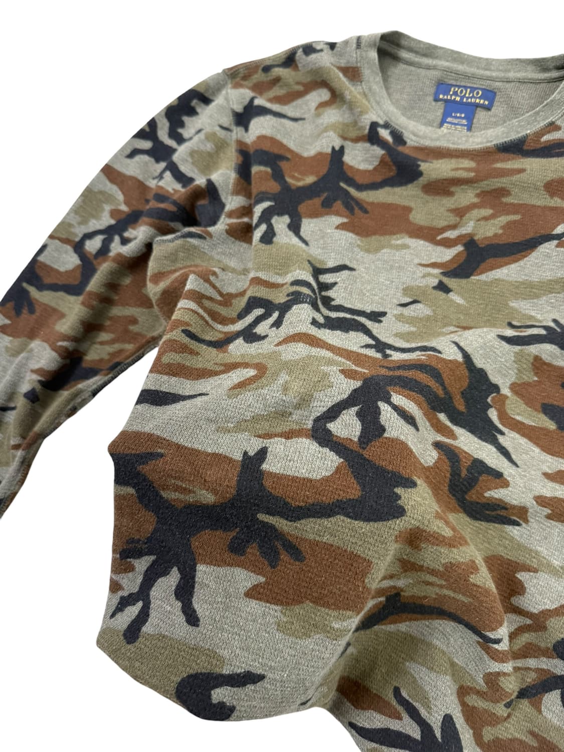 폴로 카모 와플 니트 롱슬리브 상품이미지9