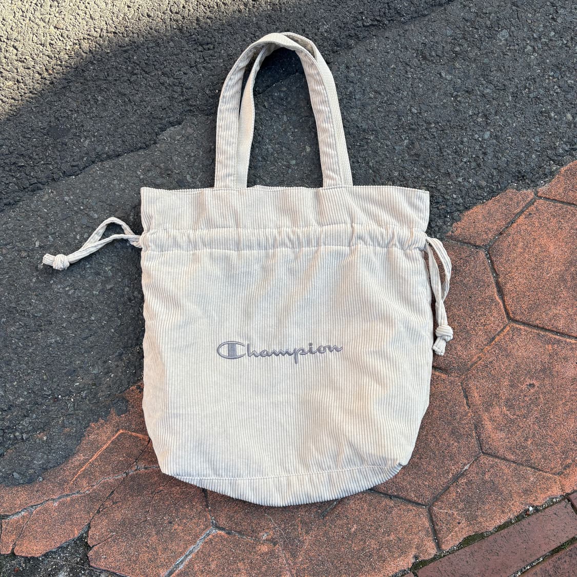 Champion 챔피온 코듀로이 토트백 가방 상품이미지1