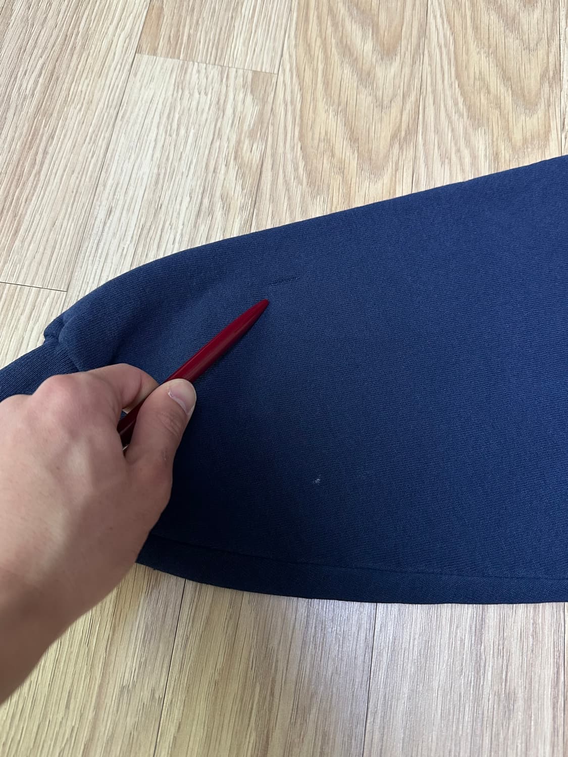 90s 빈티지 러셀 후드집업 네이비 XL 상품이미지7