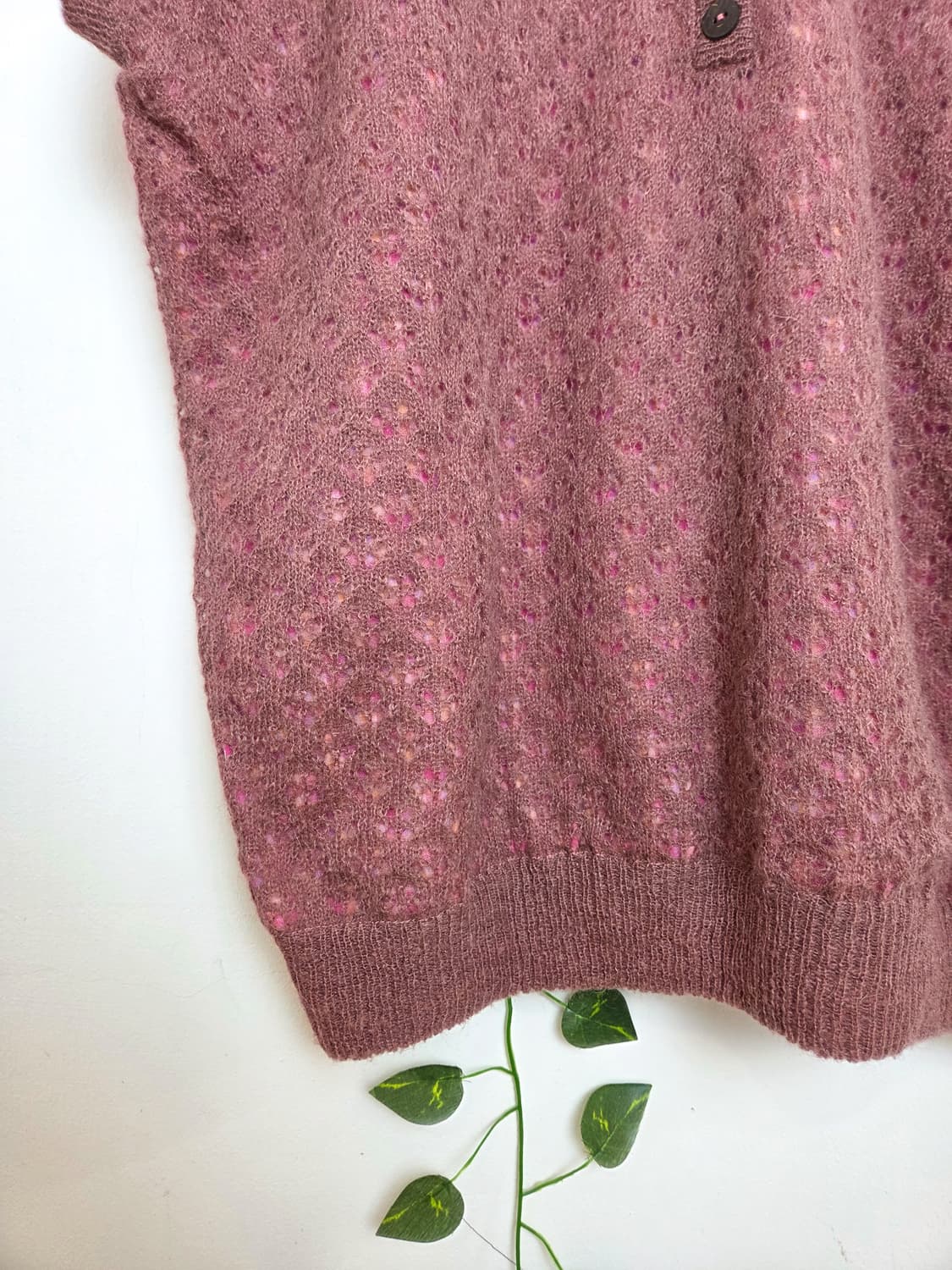 색실 고양이 니트 탑 상품이미지3