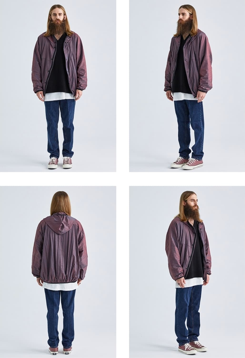 아콘 크링클 바람막이 상품이미지3