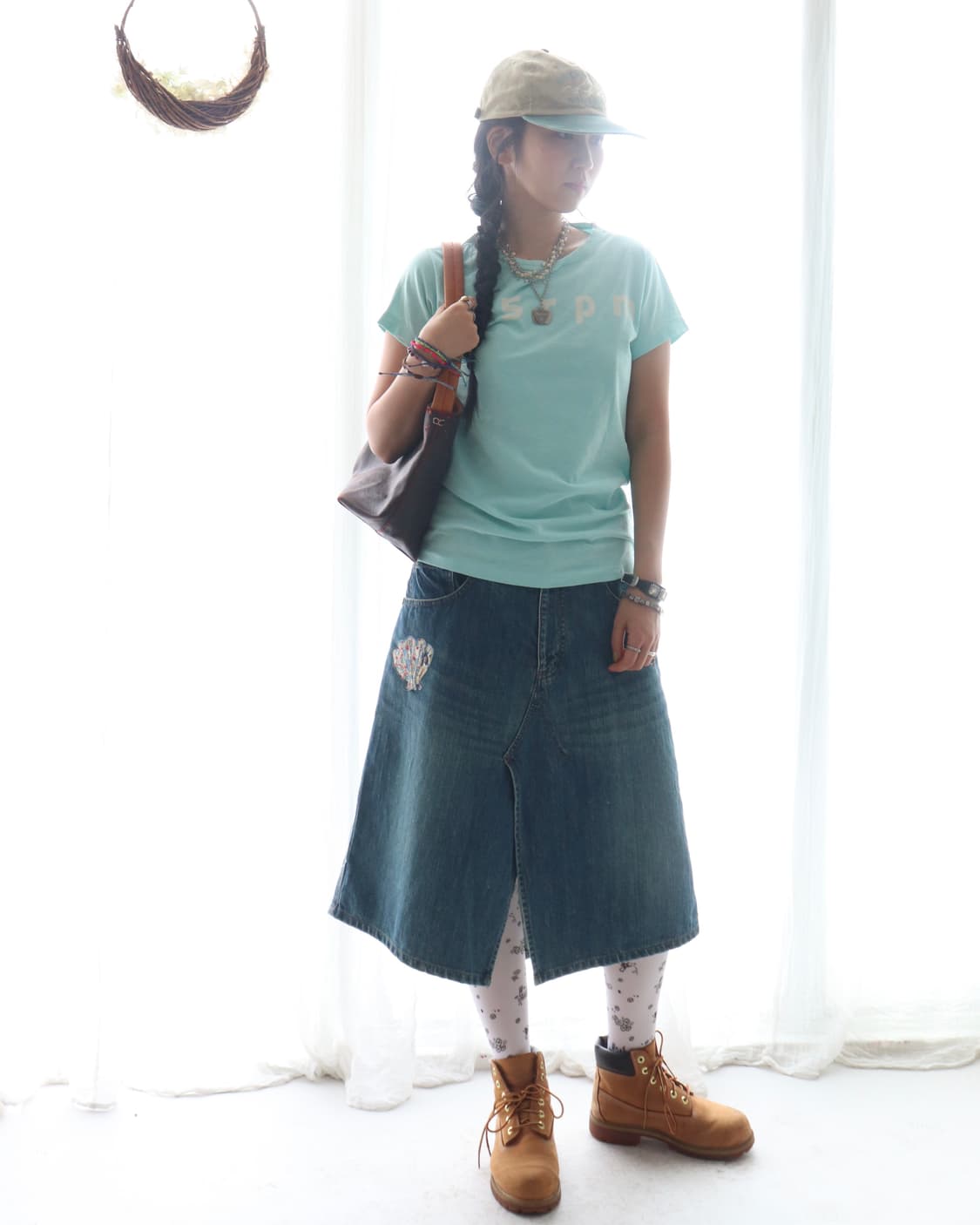 [Tsumori Chisato] Denim Patchwork Skirt 상품이미지6