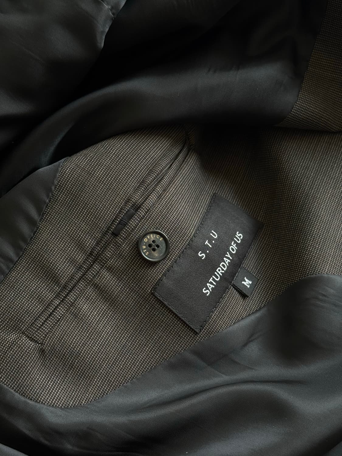 STU 브라운 블레이저 (saturday of us) 상품이미지3