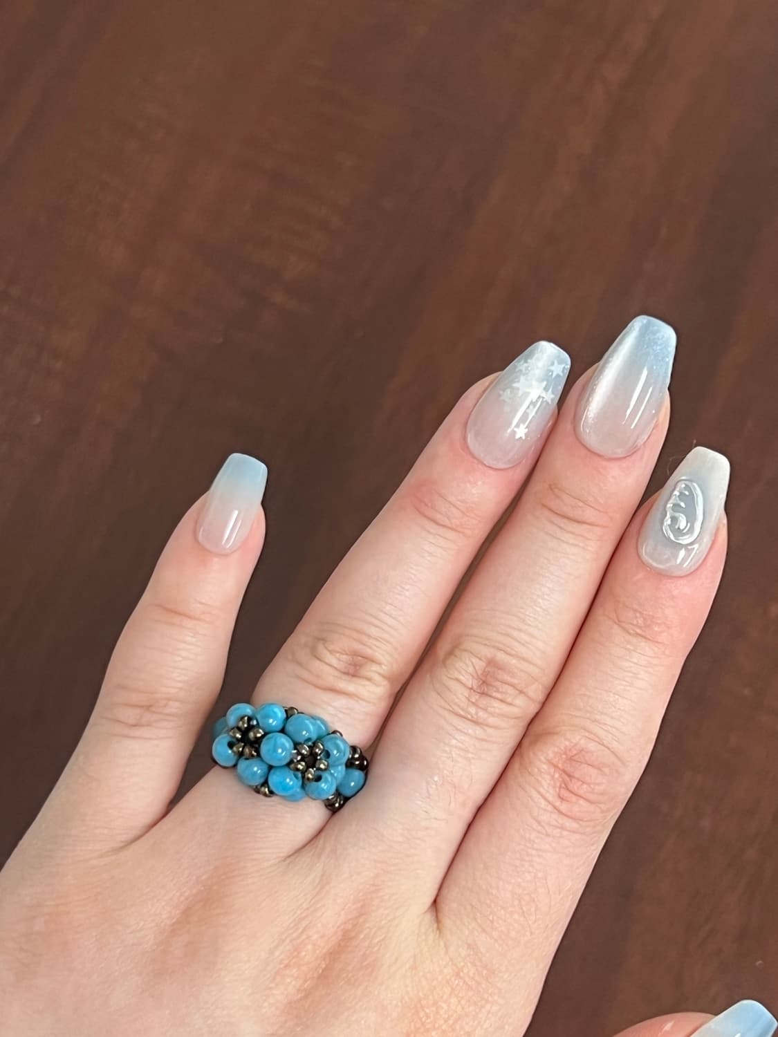 Vintage 비즈 반지 상품이미지1