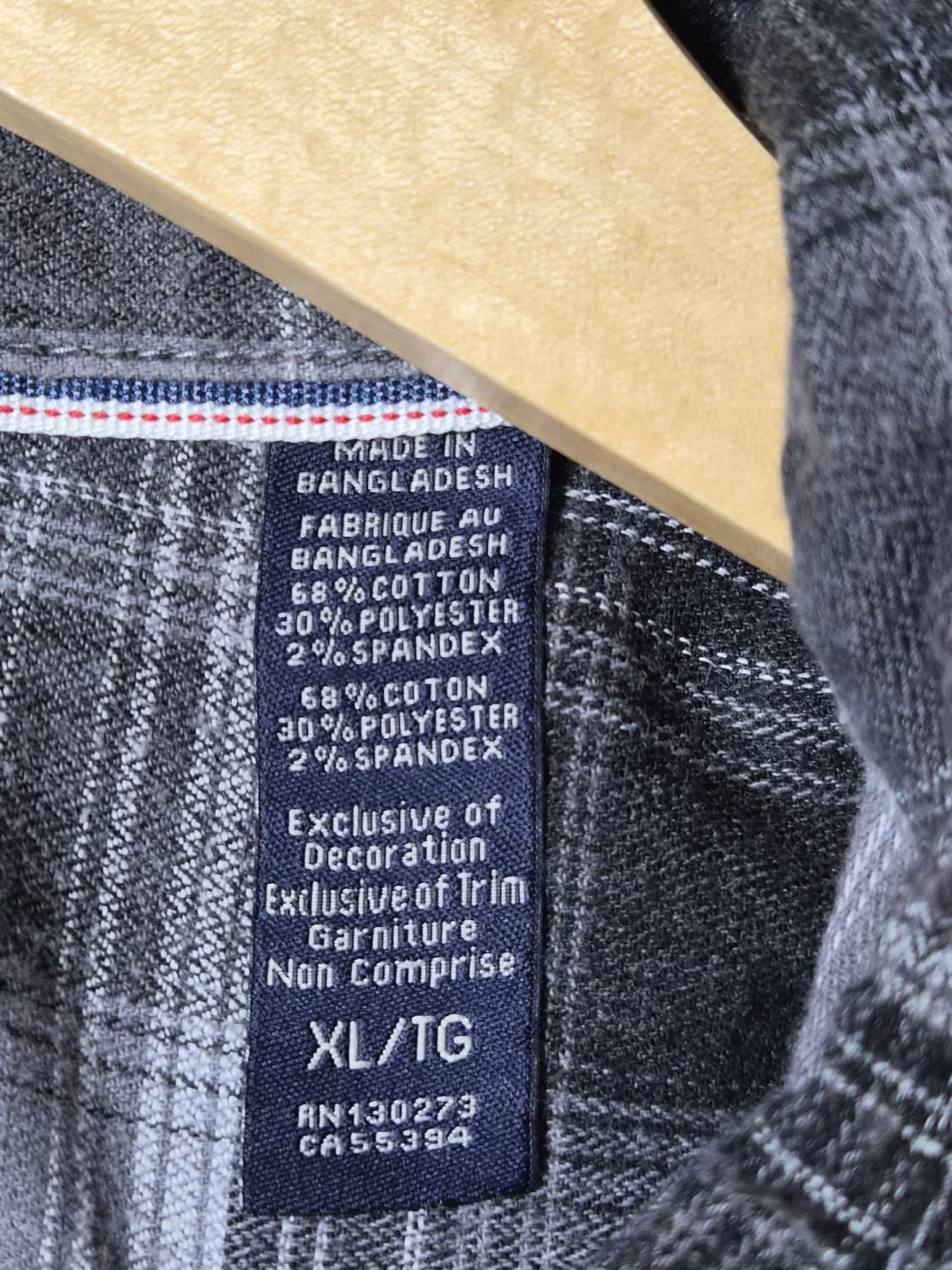 랭글러Wrangler 체크 웨스턴 셔츠 XL사이즈 - S337 상품이미지5