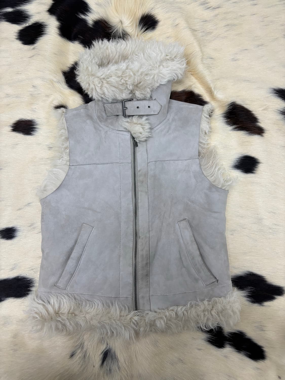 [Theory] Sheep Fur Trimming Neck buckle  상품이미지6