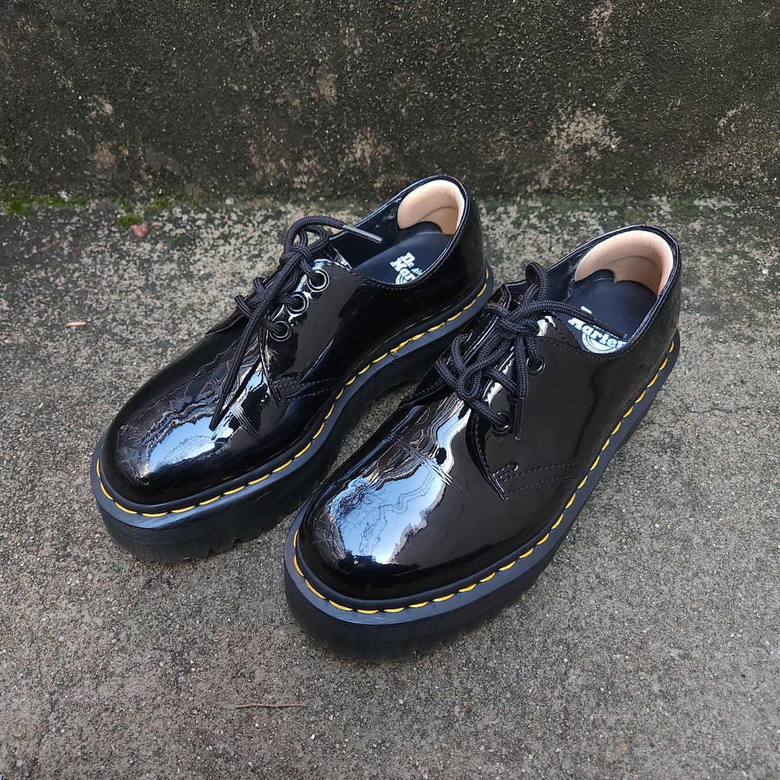 [6UK] 닥터마틴 1461 쿼드 블랙 ( 250~255) 상품이미지1