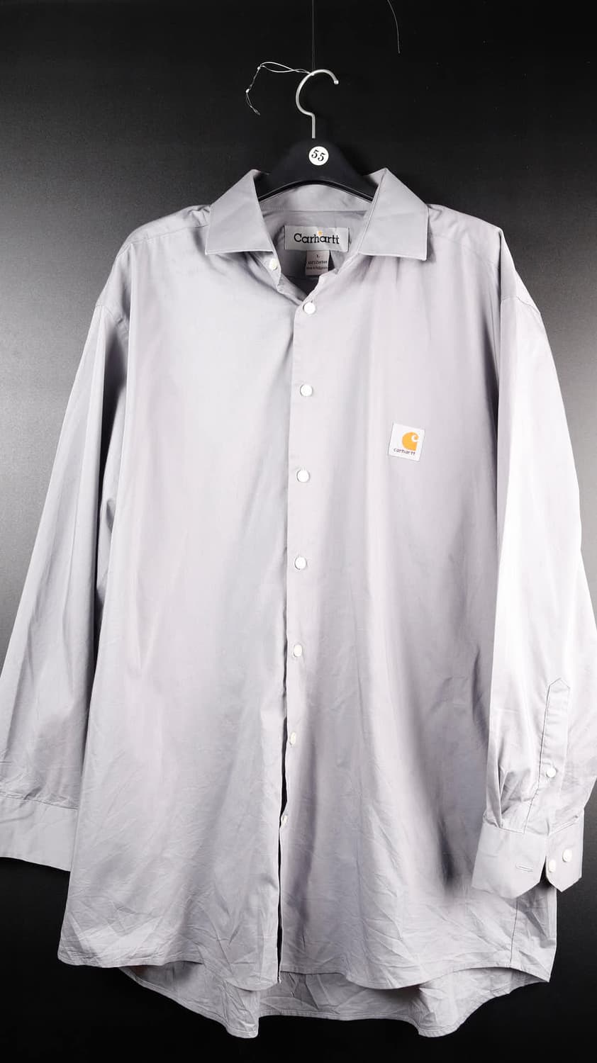 칼하트 회색 오버핏셔츠 상품이미지1