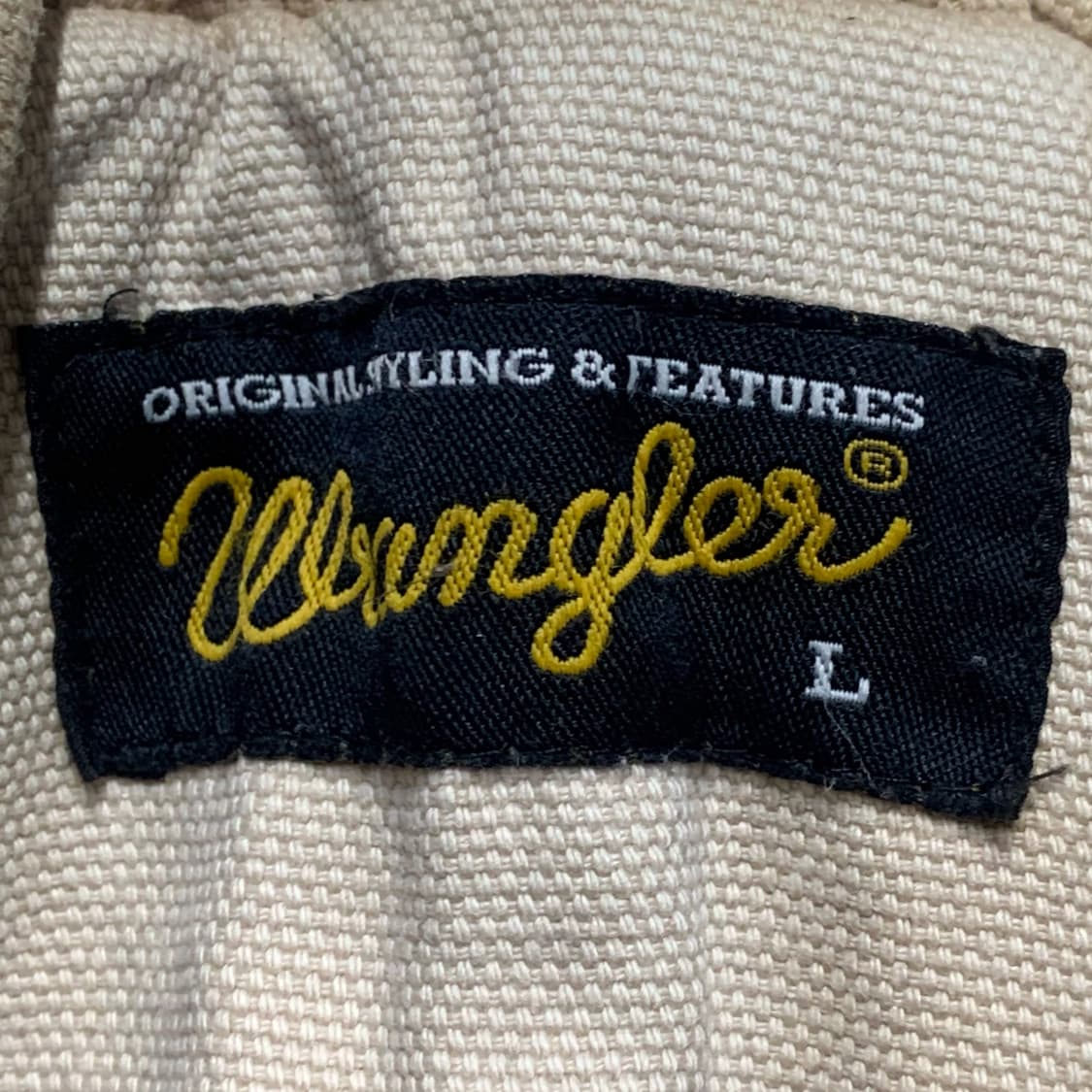 [표기 L, 실측 XL이상] 랭글러 덕 캔버스 워크재킷 상품이미지5
