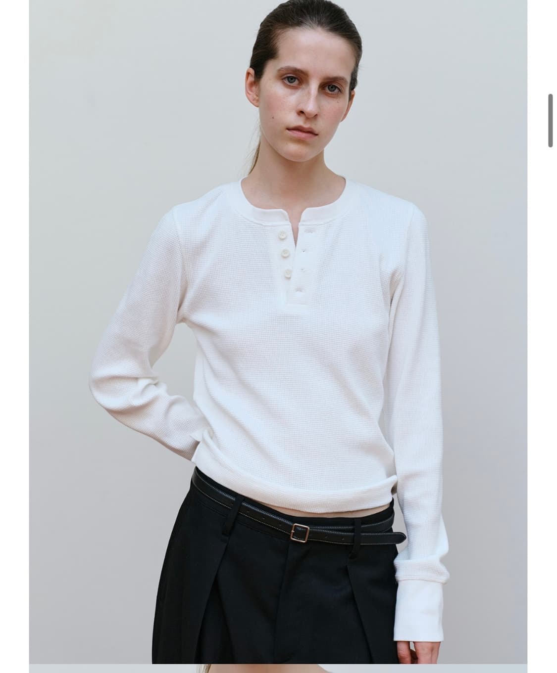 문달 henley neck 헨리넥 티셔츠 상품이미지1