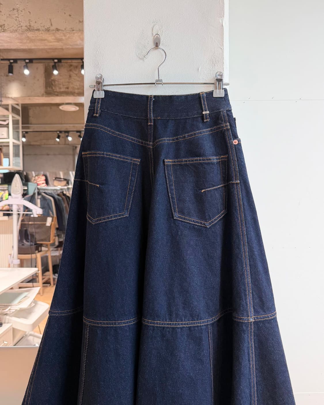 크리스찬 디올 데님 플레어 롱스커트  상품이미지6