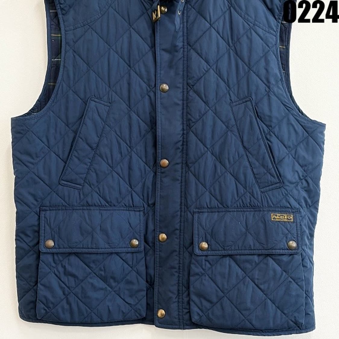 폴로 랄프로렌 퀼팅 베스트 패딩조끼 네이비 XL 0224 상품이미지3