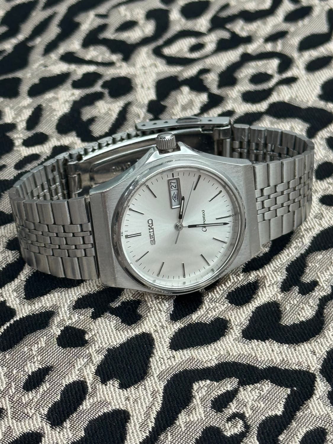 80s 빈티지 세이코 크로노스 쿼츠 상품이미지5