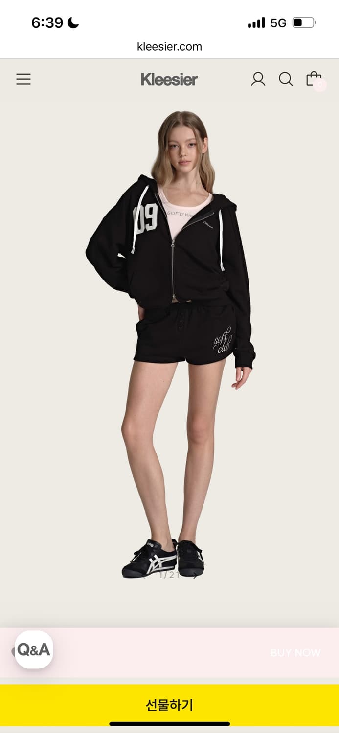 미개봉) 클리시어 후드 집업 09 넘버링 🖤 상품이미지1