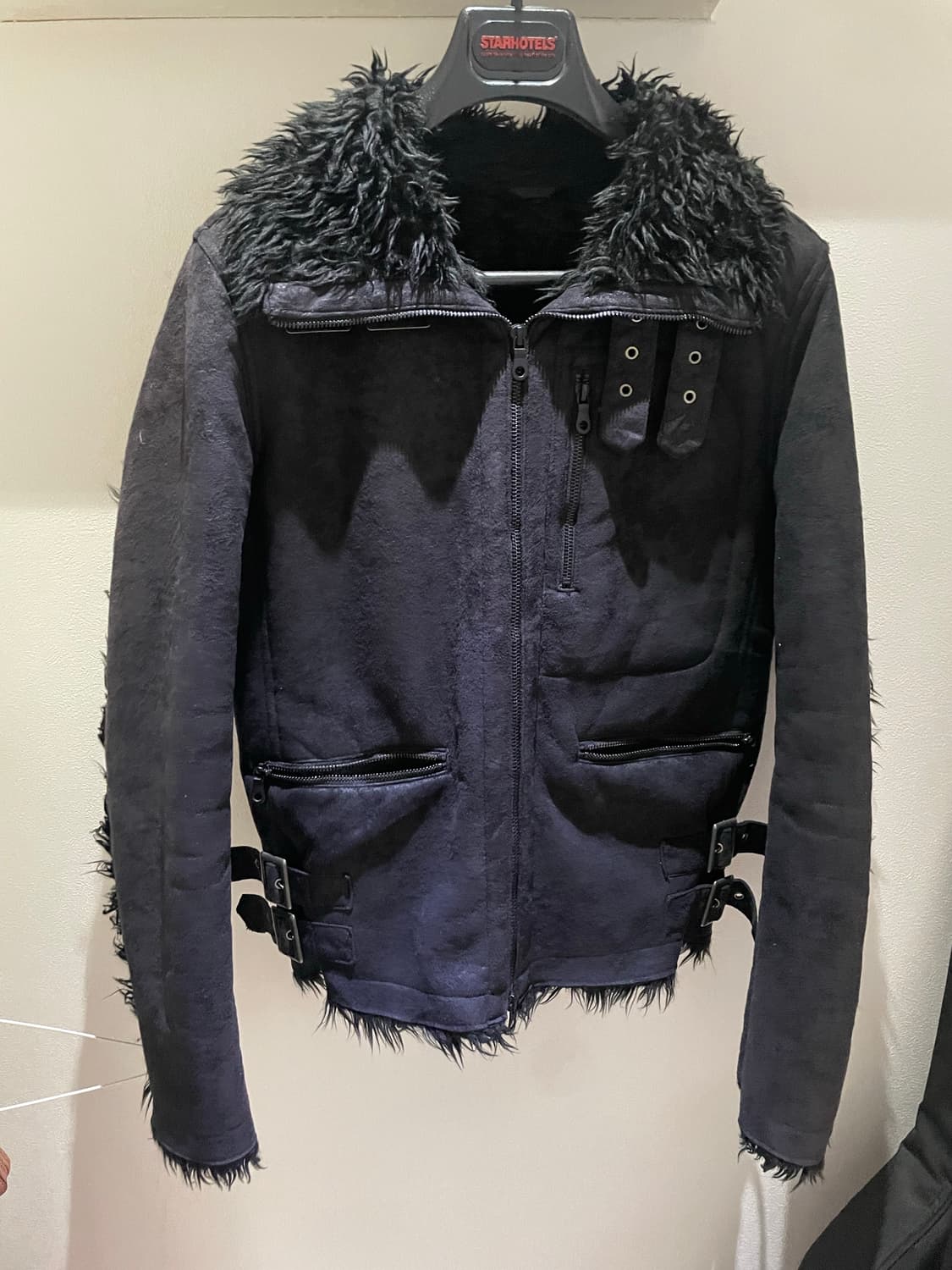 V-kei Fur suede jacket 상품이미지1