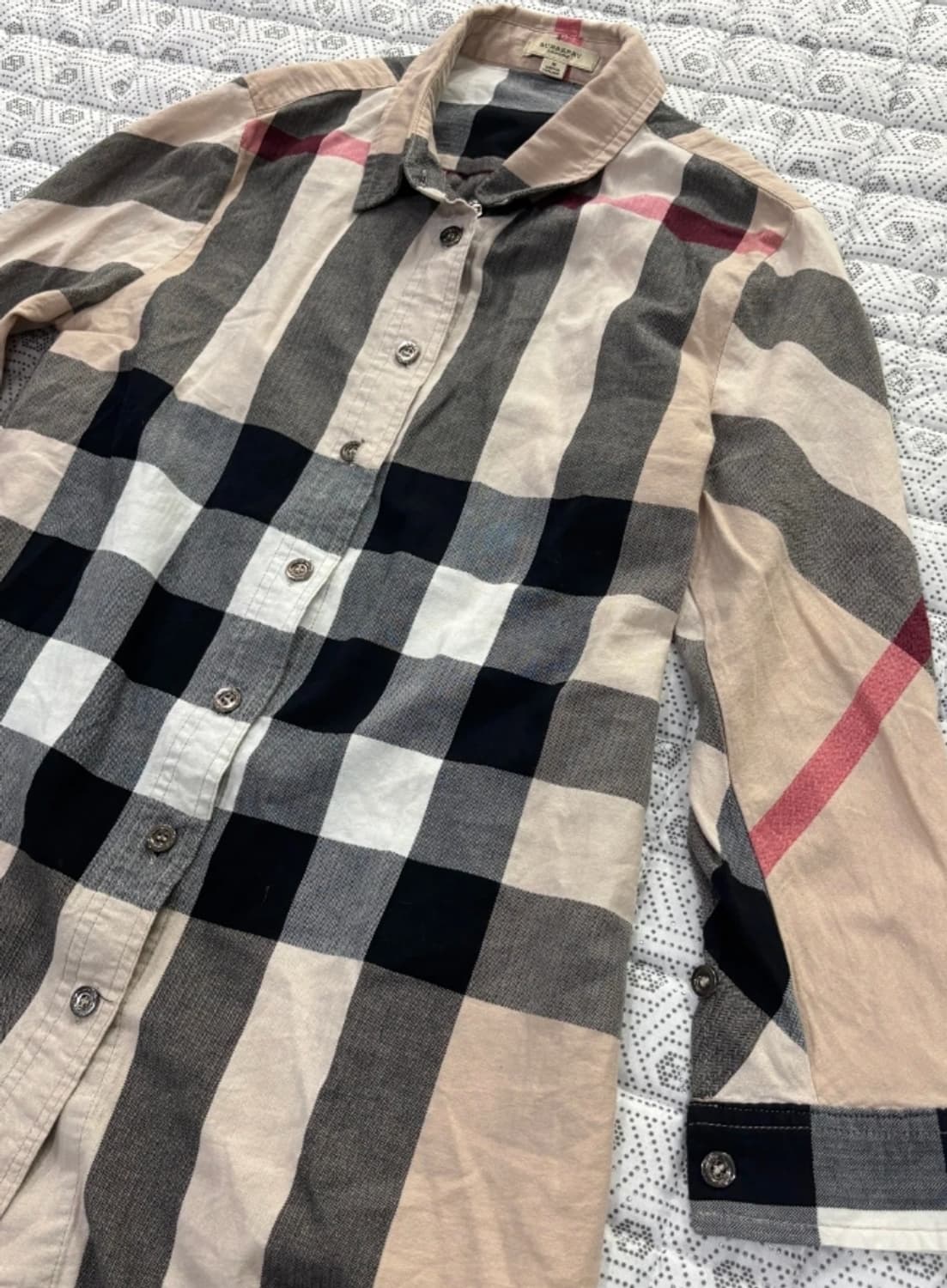 버버리 여성 체크 셔츠~55반 상품이미지2