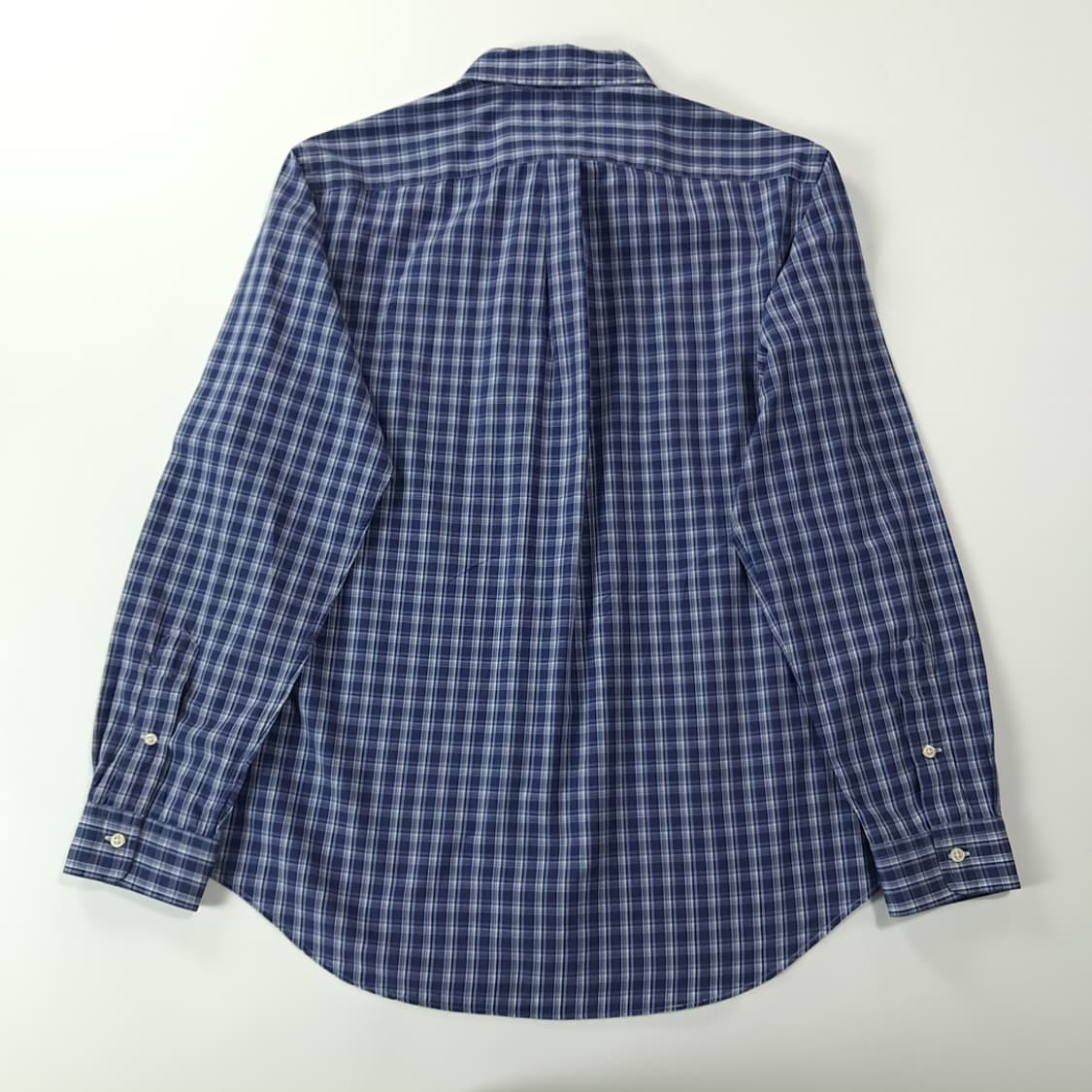 CK281 L 폴로 커스텀핏 스몰타탄체크 네이비 셔츠 남방 상품이미지6