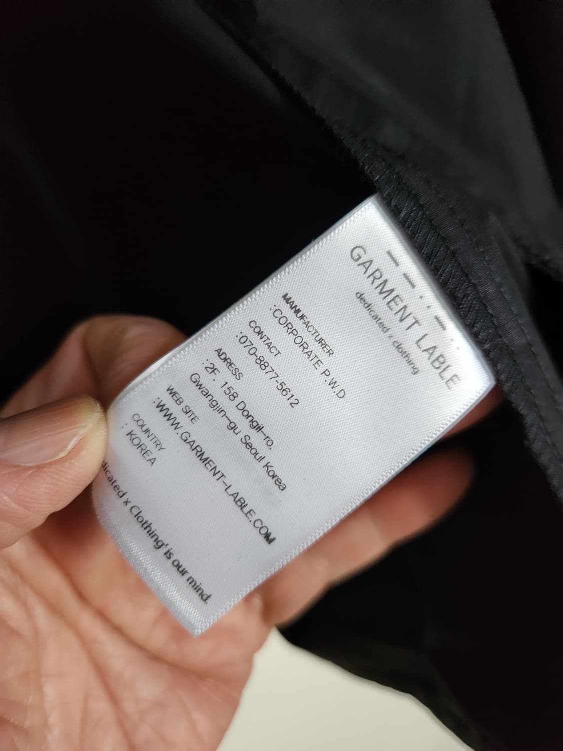새거 오버핏M 가먼트레이블 코튼 셔츠자켓 상품이미지6