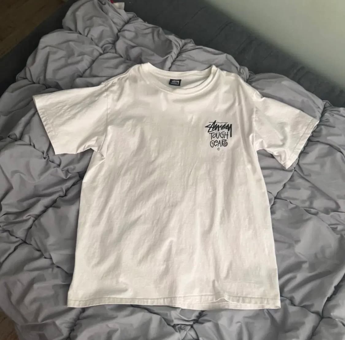 스투시 터프 기어 반팔 티셔츠 화이트 L 상품이미지3