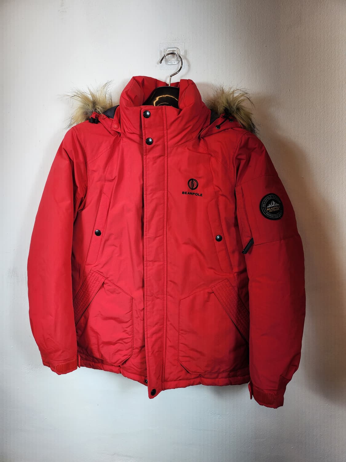 빈폴 아웃도어 빨간색 패딩 90-95 S 상품이미지2
