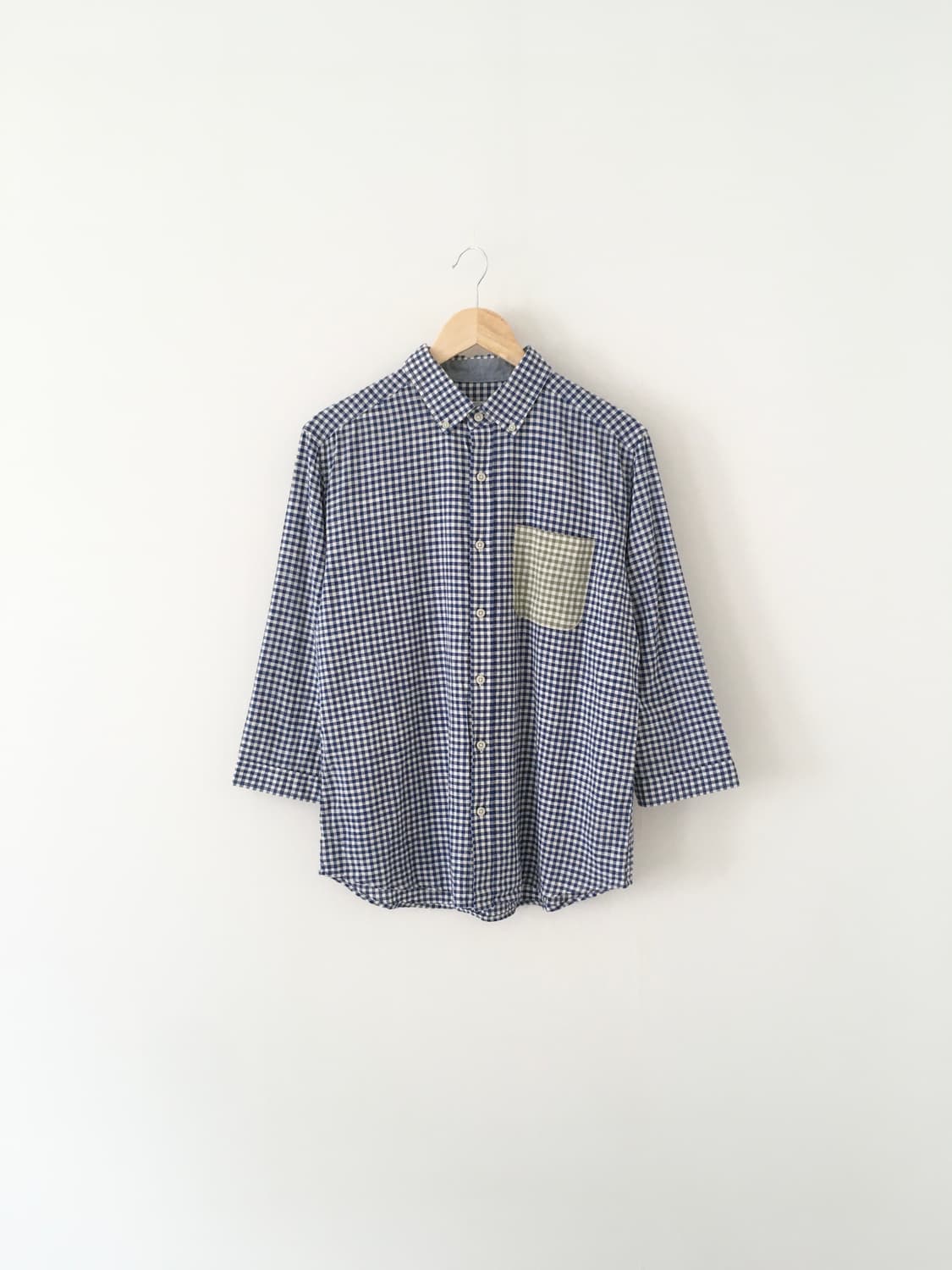 piste blue gingham check shirt 상품이미지1