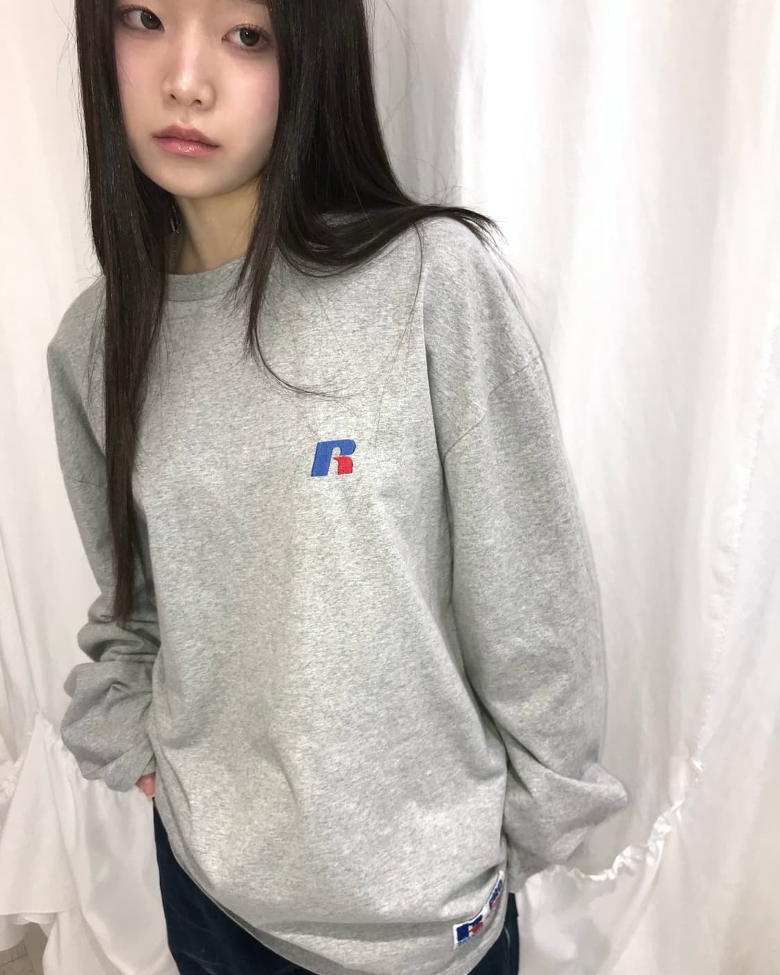 Russell Athletic 그레이 티셔츠  상품이미지4