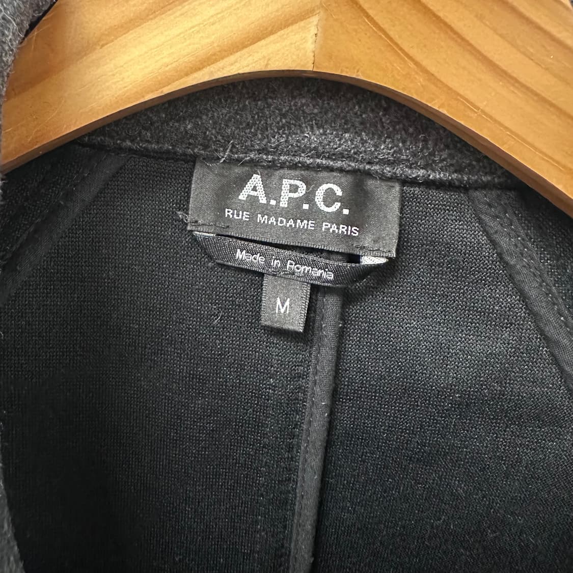 APC 아페쎄 남성 히든 울 싱글 코트 M사이즈 J32 상품이미지7