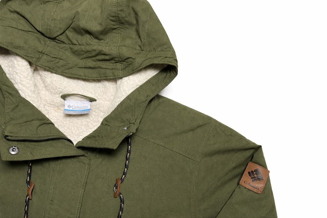 USA 00s 미국 빈티지 y2k 모리걸 컬럼비아 쉐르파 안감 후드 자켓 상품이미지4