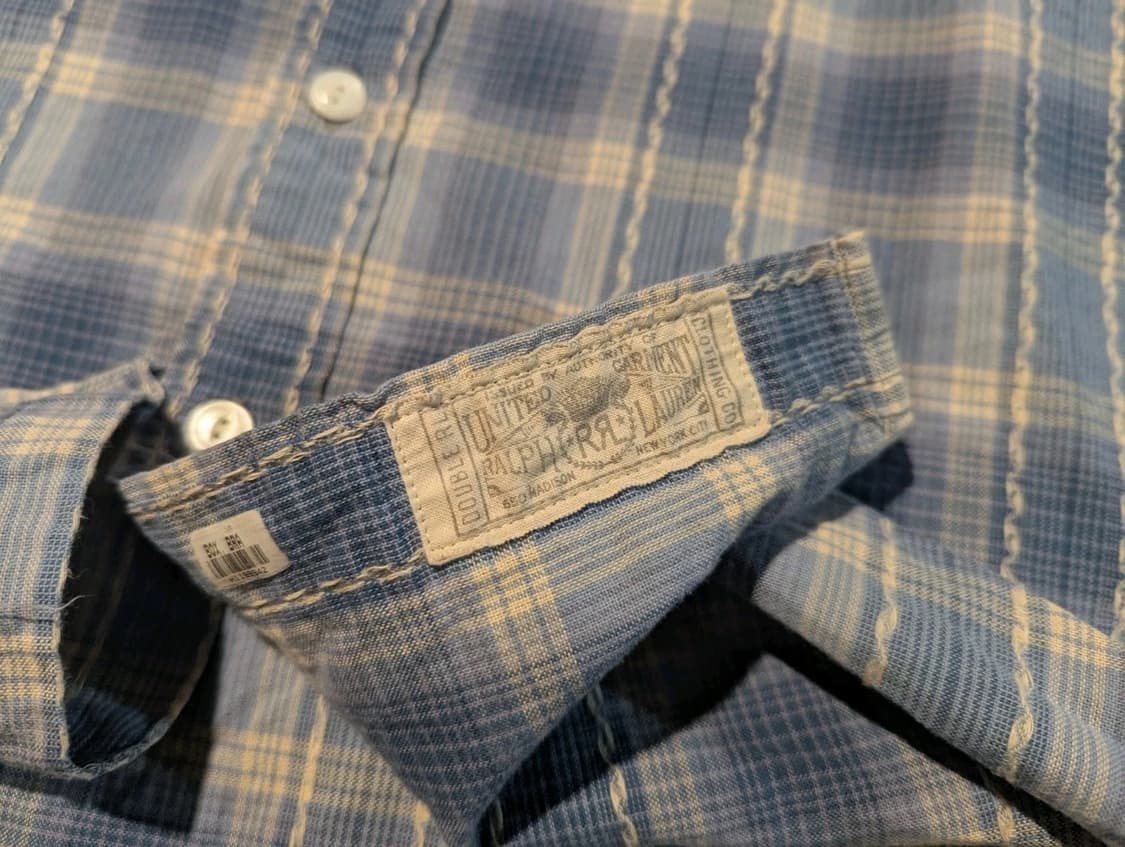 RRL 더블알엘 자카드 마드라스 워크셔츠 상품이미지5