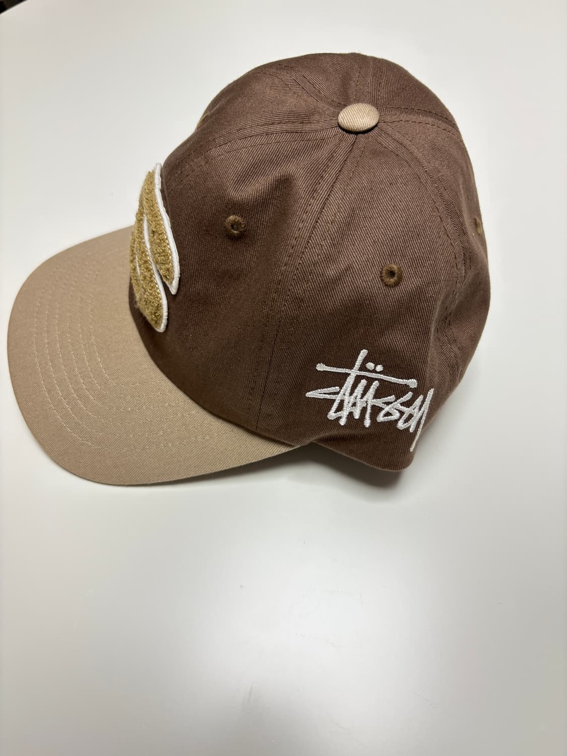 스투시 셔닐s 볼캡 베이지 상품이미지2