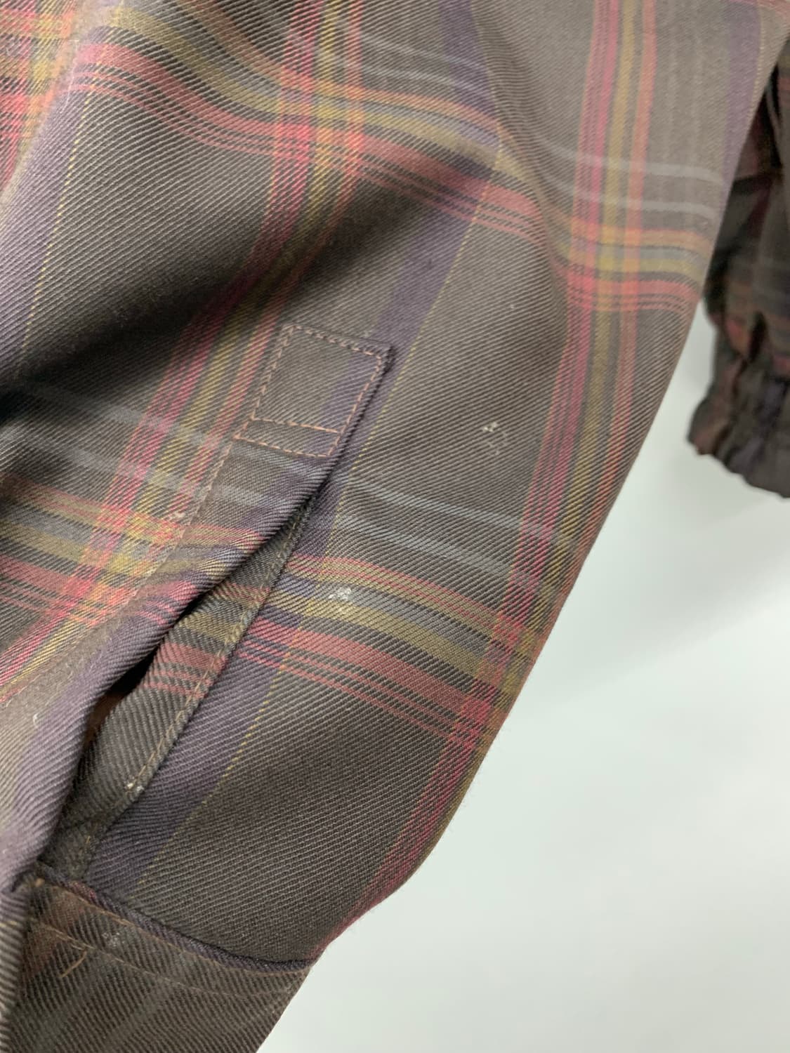 입생로랑 90s 체크 봄버 상품이미지5