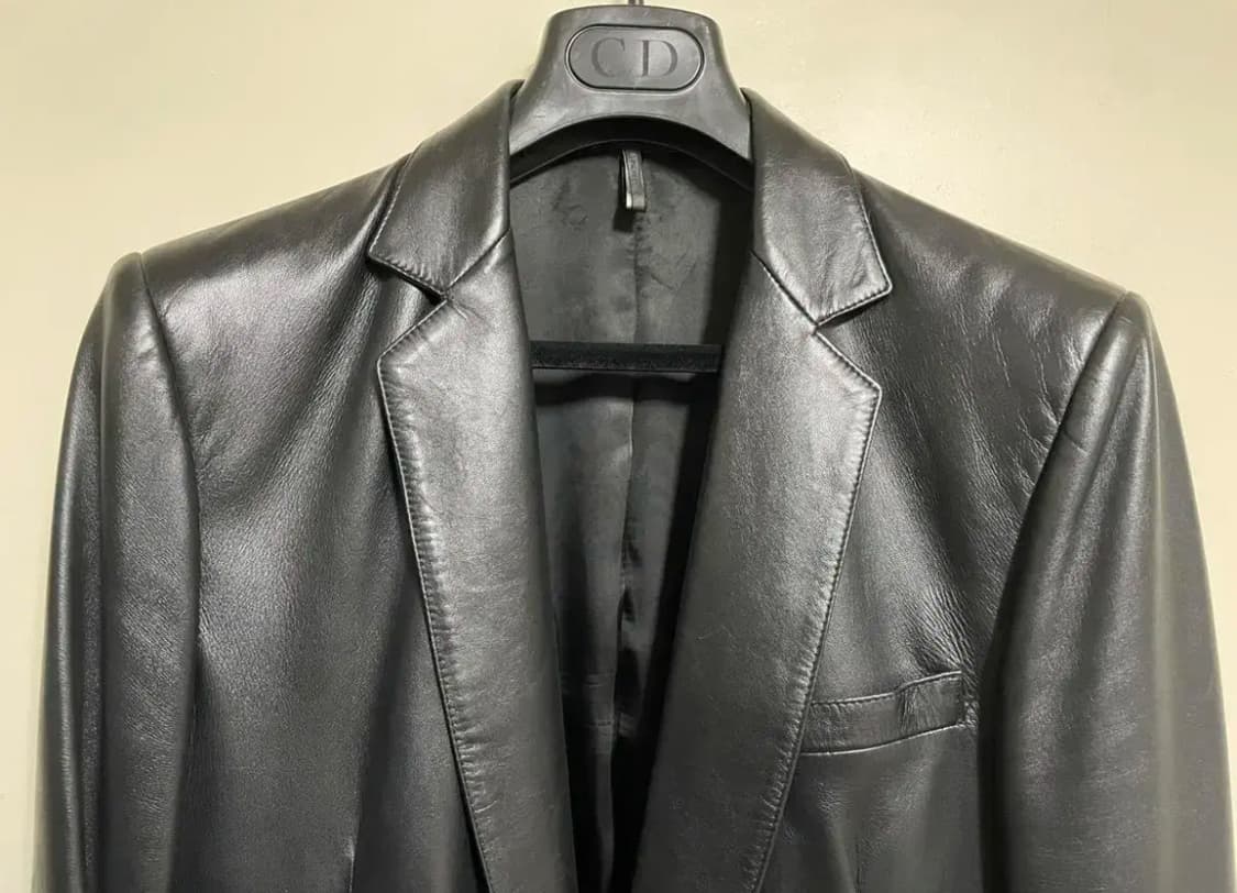 Dior homme 02ss 쇼피스 레더자켓 상품이미지3