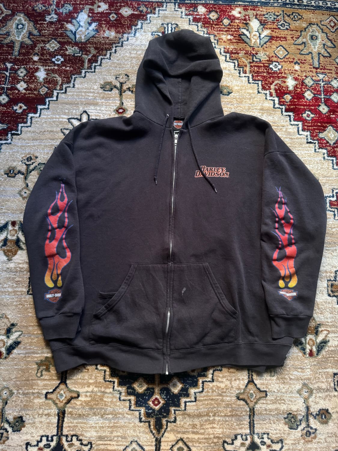 Harley Davidson Flame 할리데이비슨 후드집업 상품이미지1