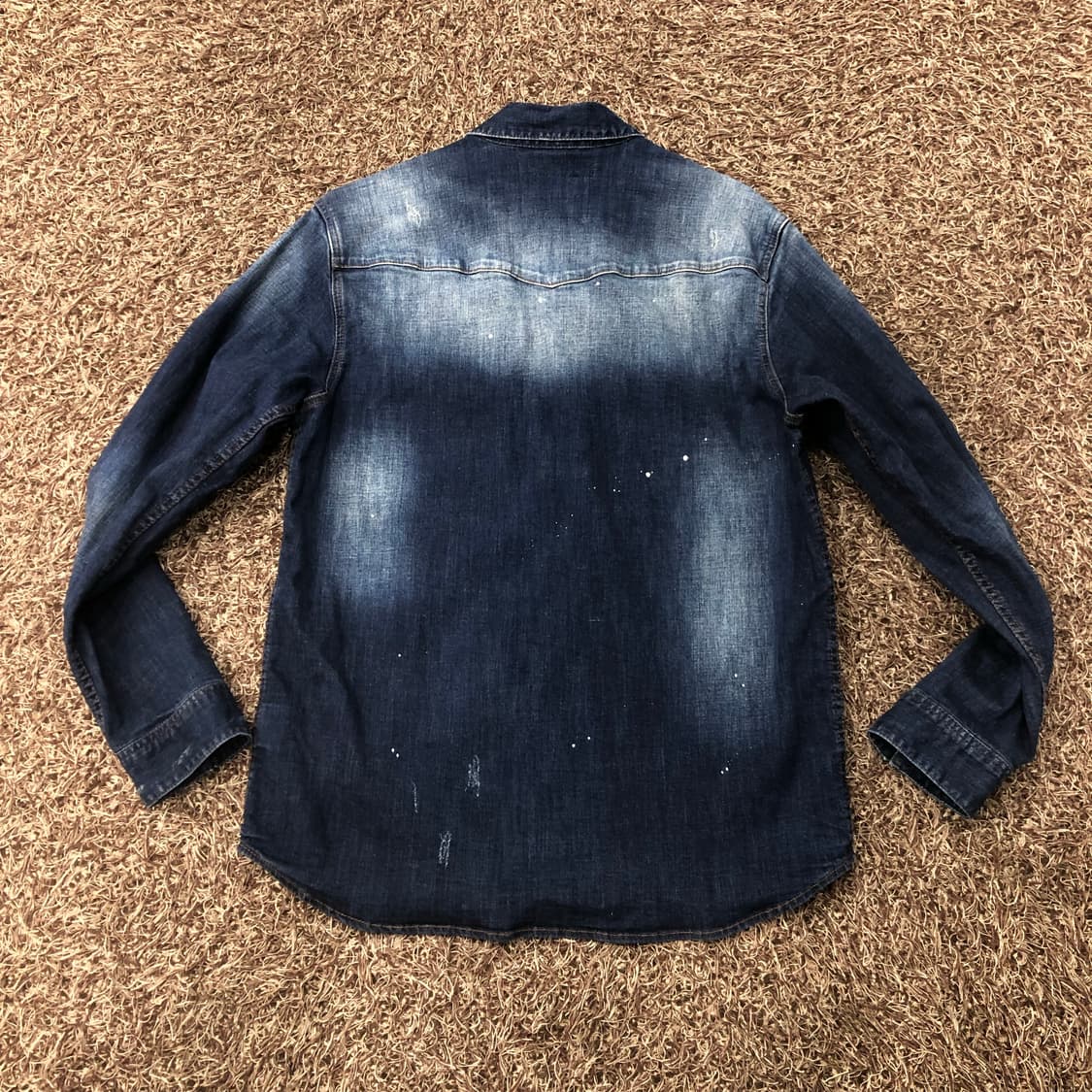 버커루 페인트 데님 워싱 웨스턴 셔츠 상품이미지4