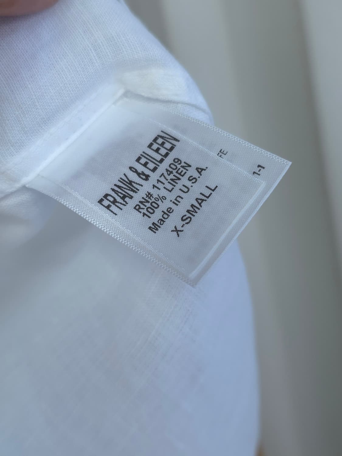 Frank & Eileen 린넨 셔츠 원피스 상품이미지7