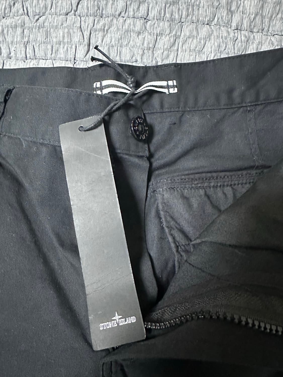 스톤아일랜드 블랙 카고 바지 새것 상품이미지4