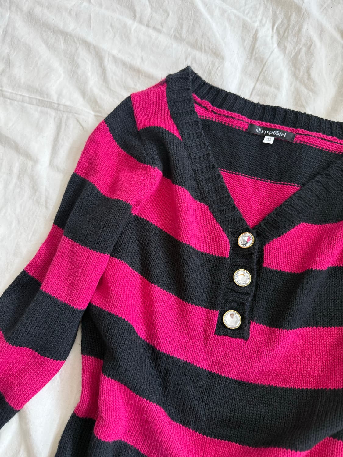 나나 펑크 캐캐체 니트 미니원피스 상품이미지3