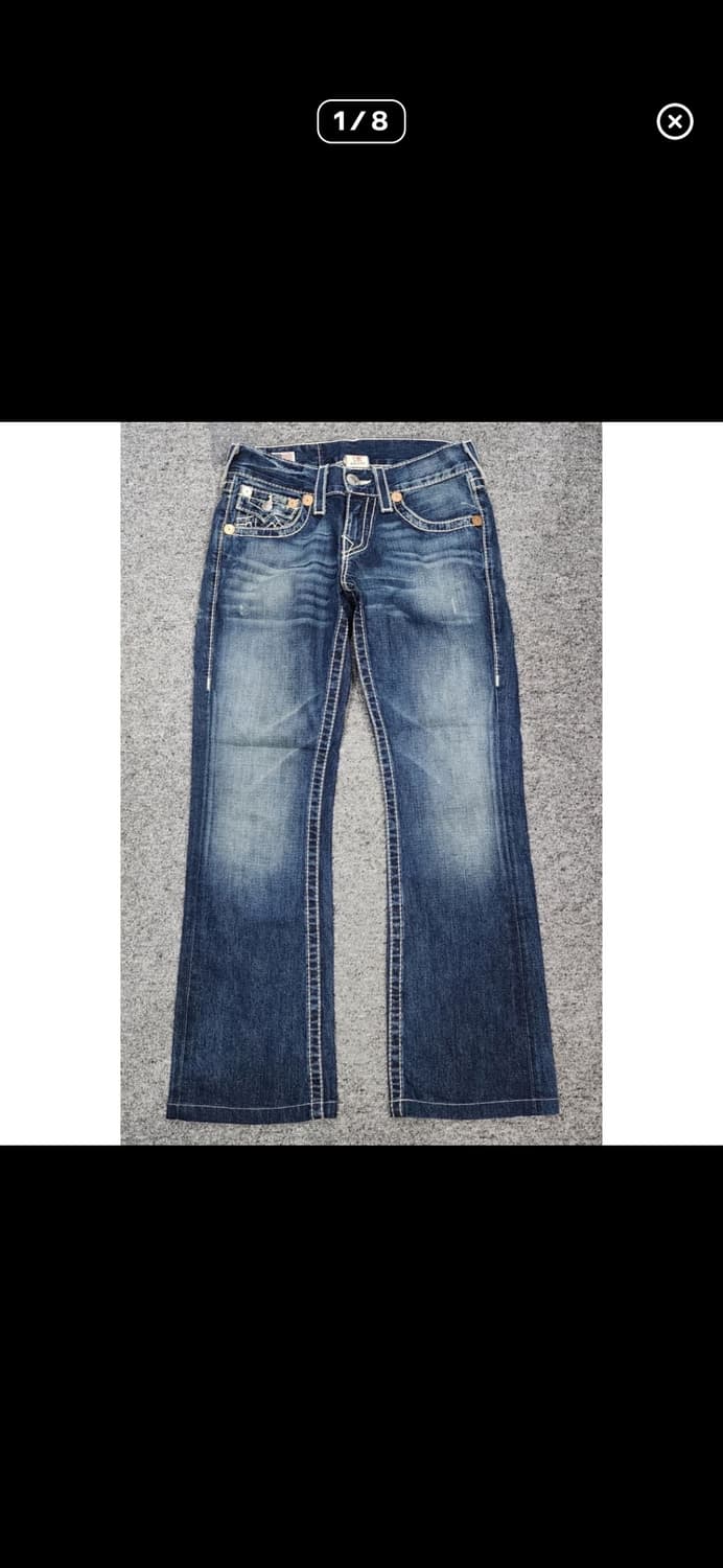 트루릴리전 로우라이즈 데님 팬츠 28 상품이미지1